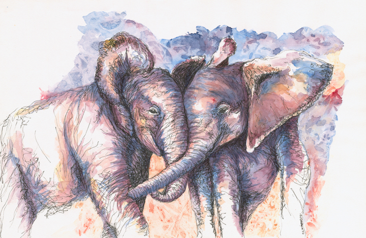 Friends | 20"x16" Print