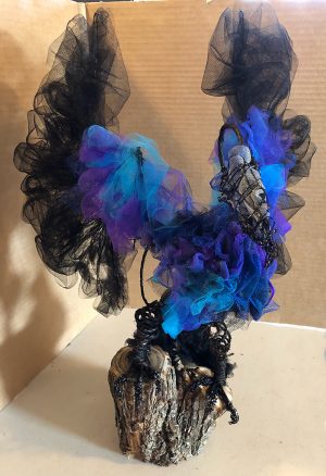 Spirit Raven | 17"x12" Kinetic Sculpture
