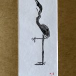 Crane in Ink